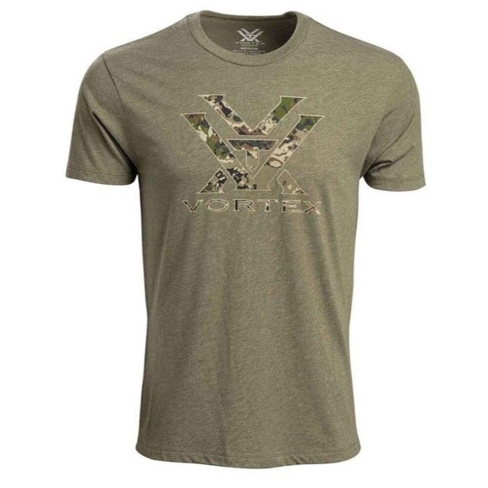 Vortex Men's XL Summit Camo Logo Short Sleeve Casual Shirt Month 2023 SportsmanS
